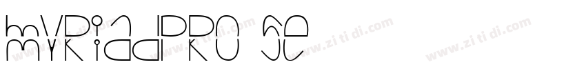 myriadpro se字体转换